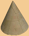 Cone wood puzzle